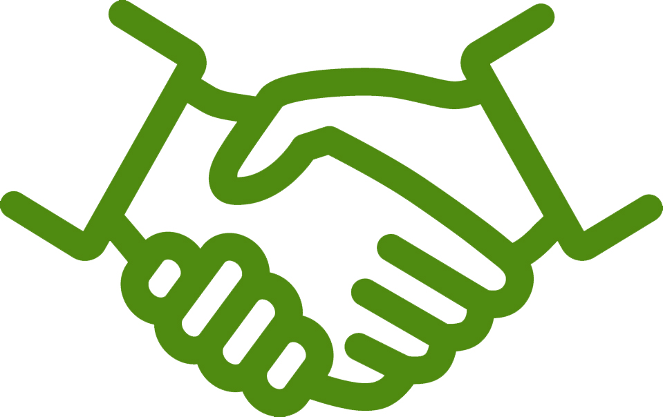 aic icon green handshake