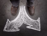 fork choice man path sign crowds contrarian