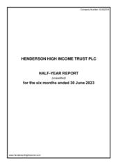 Half-yearly report