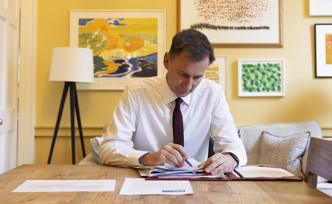 Chancellor Jeremy Hunt prepares for the Autumn Statement. Photo: HM Treasury Chancellor Jeremy Hunt prepares for the Autumn Statement. Photo: HM Treasury
