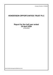 Half-yearly report
