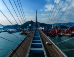 Road bridge over water